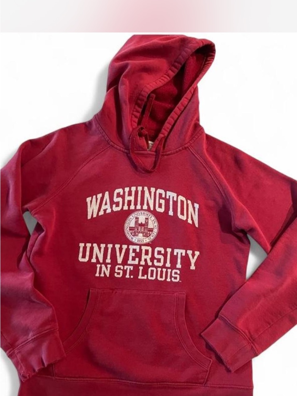 Champion Kids Unisex Washington University Cougars Red Hooded Sweatshirt Size M